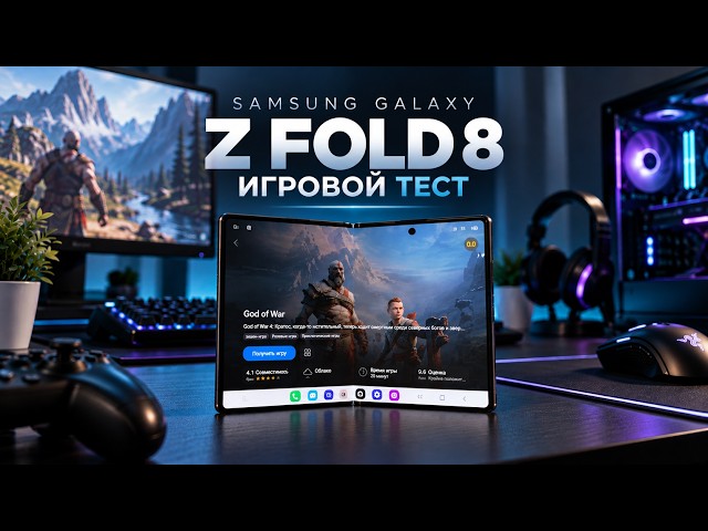How does the Samsung Galaxy Z Fold 8 handle games? Detailed performance test