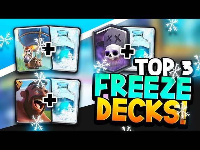 3 New FREEZE DECKS that are DOMINATING Ladder!