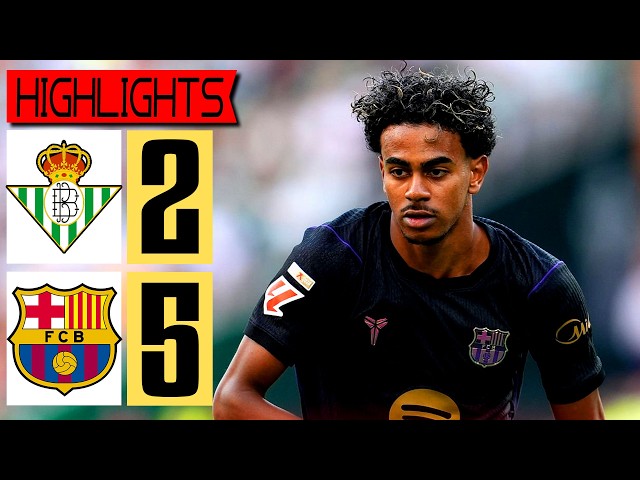 Barcelona vs Betis 5-2 Highlights and Goals | LALIGA 2026
