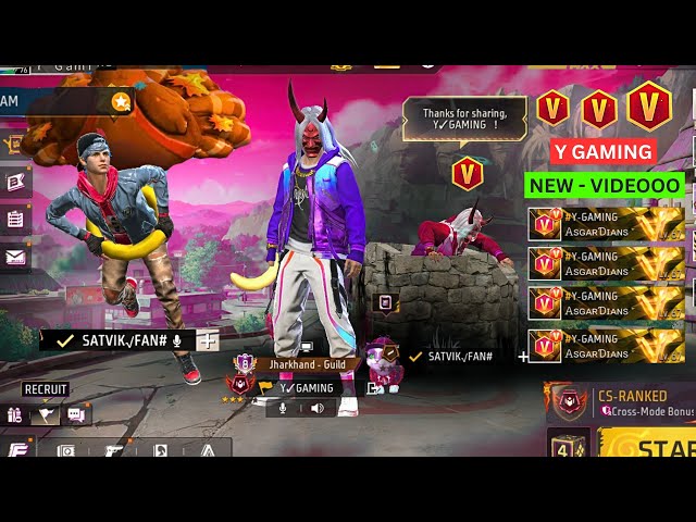 Free Fire Video | Y GAMING Miss You 🥺 | New Video | Garena Free Fire Max 🔥 