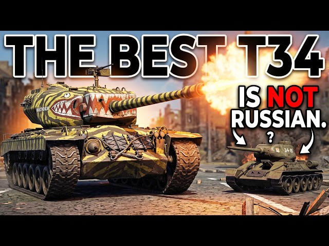 The Best T34 Isn't Russian in War Thunder