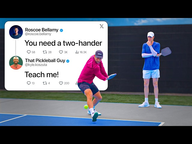 The Ultimate Two-Handed Backhand Lesson (w/ Roscoe Bellamy)