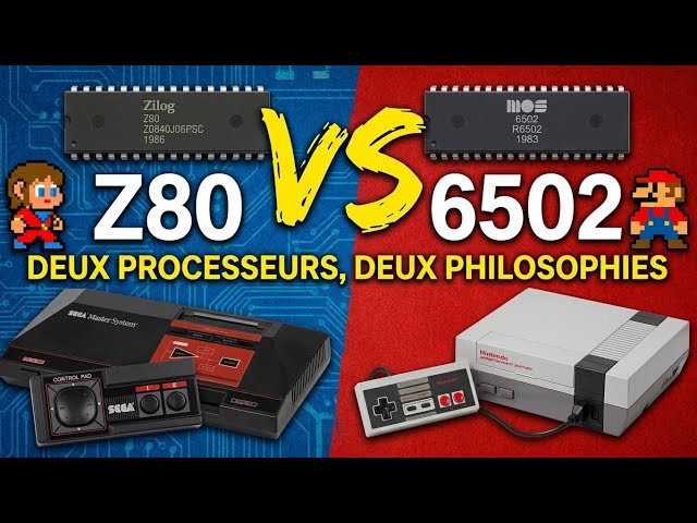 Z80 vs 6502 : le duel qui a créé vos souvenirs 8-bit