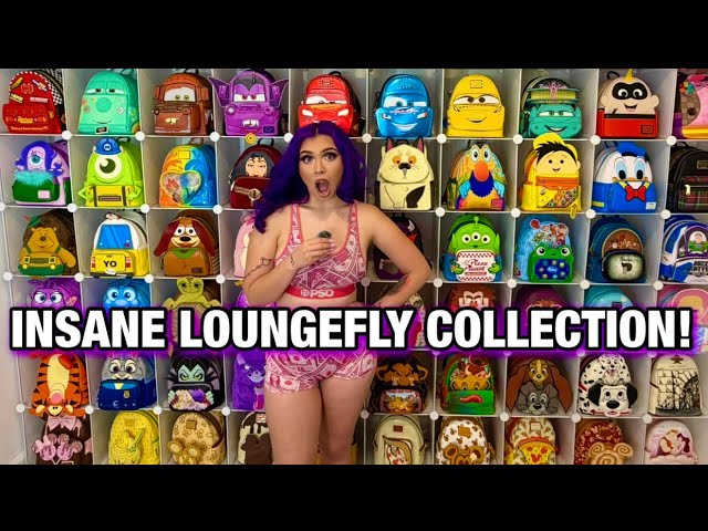 My Disney loungefly collection!