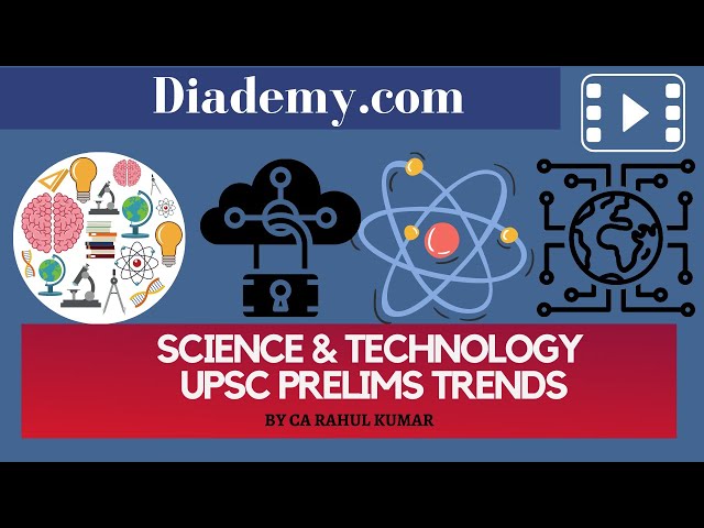 Science & Technology For  UPSC IAS Prelims Trends !! DIADEMY.COM