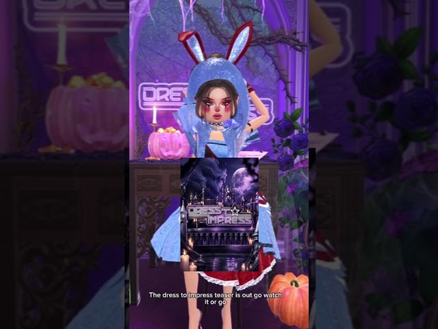 DressToImpress Halloween teaser.