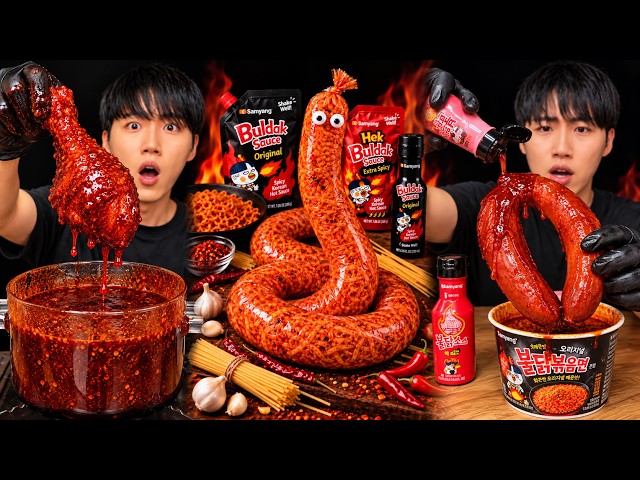 Ultimate Buldak Challenge Compilation 🔥 Spicy Noodles, Chicken & ASMR Eating Sounds