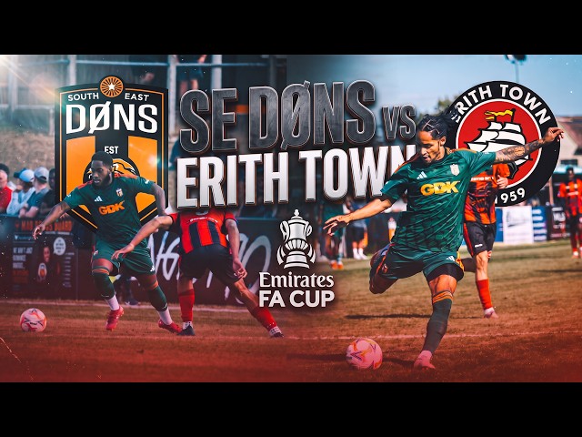 WELCOME TO OUR NEW HOME! | SE DONS vs ERITH TOWN | FA CUP