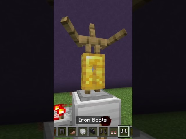 #diy dancing armor stand tutorial #minecraft #tricks #gaming #chickenjockey  #minecraftyoutube