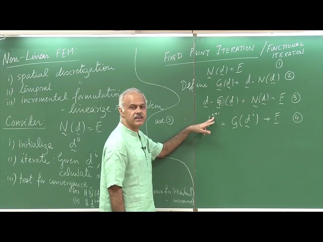Lecture 39: Methods for Non-linear problems