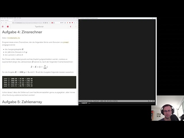 Übungen zu TypeScript