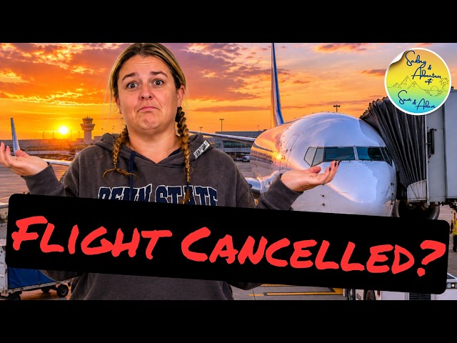 Flights CANCELLED! | How to stay 1 step ahead when Flying!