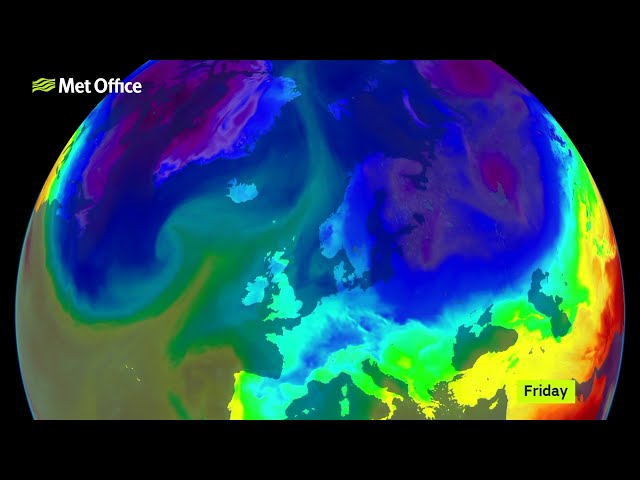 Polar vortex splits - Winter returns (UK)