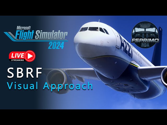 Real Airbus Pilot - SBRF visual approach - FS2024 - Fenix A320 #msfs2024 #quest3 #virtualreality #vr