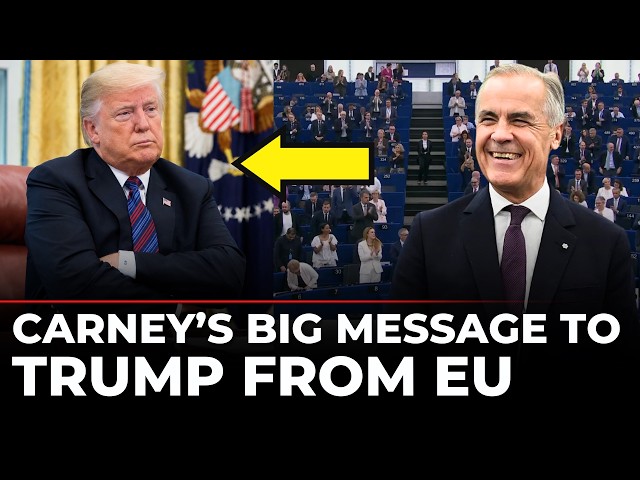LIVE: Mark Carney Makes Major Announcement From EU Parliament Amid Trump Tariff Feud