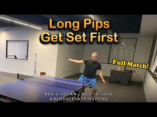 Ben vs Logan | Long Pips, and Getting Set First | US Open Prep, Oct 14