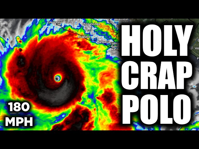 🔴BREAKING Hurricane POLO Continues To EXPLOSIVELY Intensify!