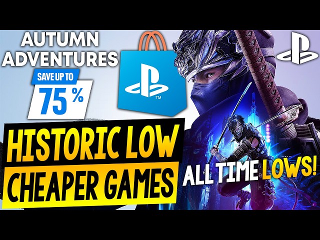 TONS of NEW All Time HISTORIC LOW PSN DEALS - PSN Autumn Adventures Sale CHEAPER PlayStation Games!