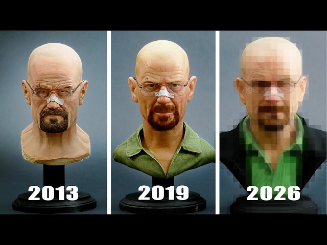 I Sculpted Walter White Again... 13 Years Later