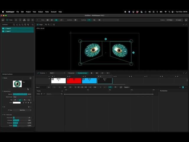 MadMapper 6 - Scenes, Cues & Timelines in Conductor