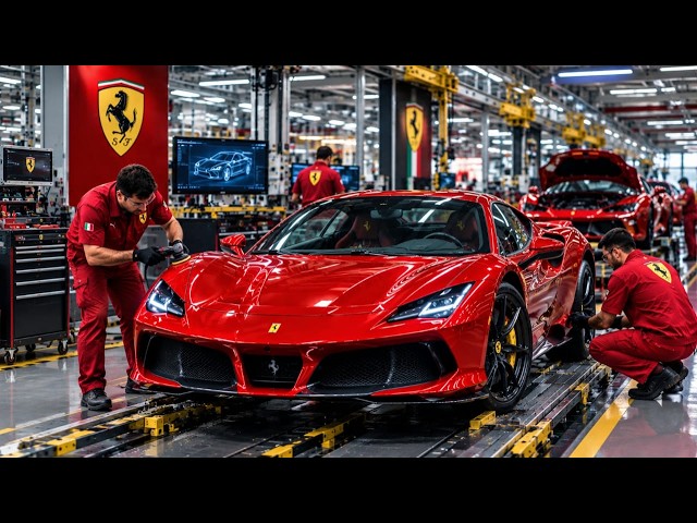 Inside Ferrari’s Modern Factory: How Brand-New Supercars Are Built From Scratch