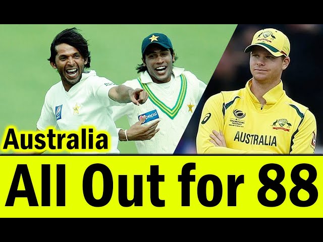 🇵🇰 vs 🇦🇺 Muhammad Asif and Amir destroys Australian team for 88 Runs ( 2010 ) 🇵🇰