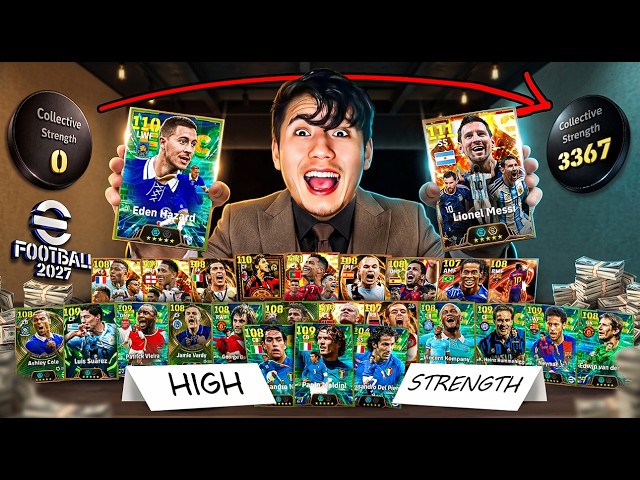I BUILT THE  MOST EXPENSIVE HIGHEST-RATED SQUAD IN EFOOTBALL 2027 MOBILE-FIRST EVER! 🔥