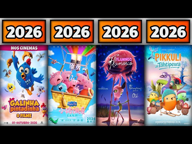 ALL UPCOMING ANIMATED MOVIES OCTOBER 2026