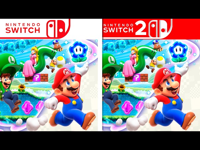 Super Mario Bros. Wonder | Switch vs Switch 2 | Graphics Comparison