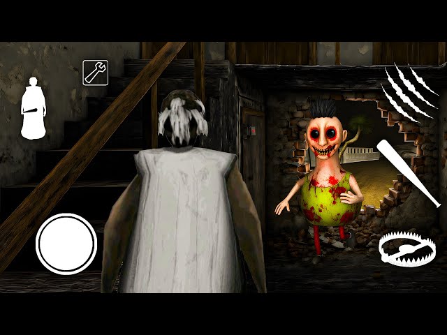 Playing as Granny in Hantu Hamood Habibi Horror Game | Granny VS Scary Hamood Habibi Game Definition