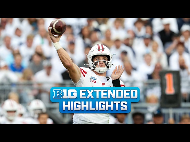 Wisconsin at Penn State | Extended Highlights | Big Ten Football | 09/26/2026