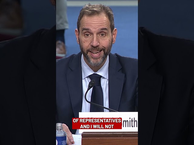 'I WILL NOT BE SILENCED': Jack Smith defies Trump prosecution threats in Senate testimony