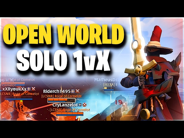Never Gank a Solo Kingmaker Player | 1vX Open World PvP - Albion Online