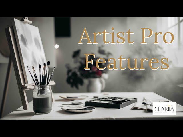 Clariia Artist Pro Features