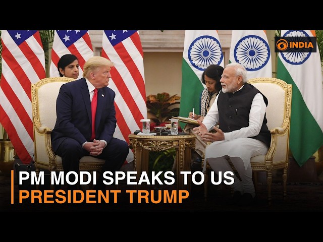 PM Modi speaks to US President Trump & more updates | DD India Newshour | 9 PM IST