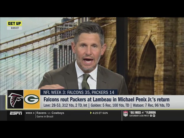 GET UP | "Matt LaFleur is trash" - Dan-O calls for Packers fire HC after blowout loss to Falcons