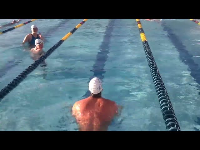 Michael Phelps Warming Up