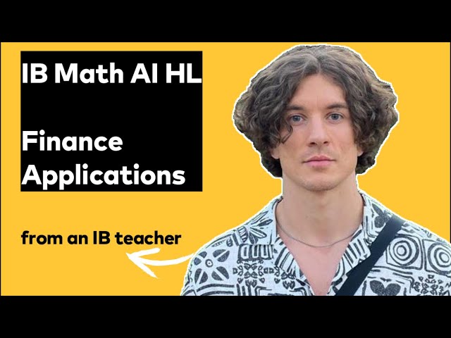 IB Math AI HL | Finance, Appreciation, Depreciation | Paper 1 May 2023 TZ2, ex 4