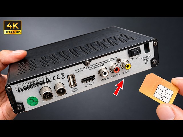 Don't Throw Away Your Old DIGITAL TV BOX! 😱 Just Insert a SIM Card, The Result Will Shock You!