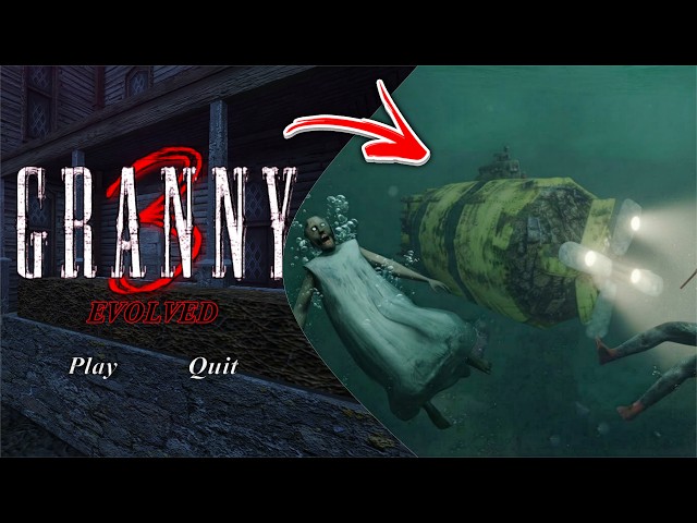 Granny 3 Evolved - NEW Underwater Submarine Escape! 🚤