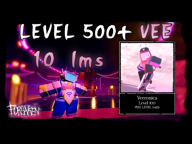 Level 500+ Veeronica vs Killers on LMS | Roblox Forsaken Gameplay