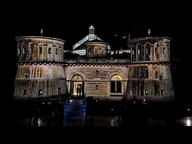 SKIN Projection mapping 2026 on 'Musée Dräi Eechelen'