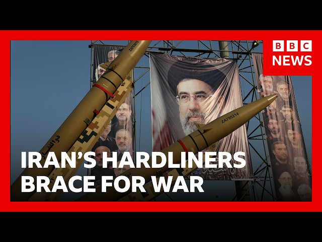 Iranian media is defiant as hardliners brace for war | BBC News