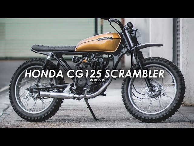 Custom Honda CG125 Scrambler by Scars Motorcycles