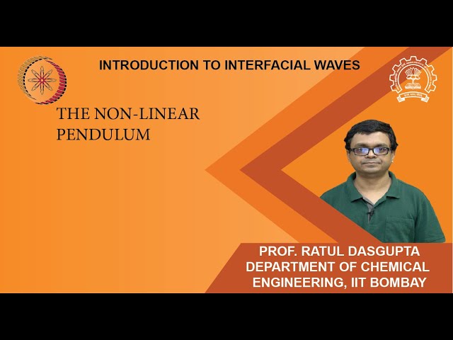 Lecture 10: The non-linear pendulum
