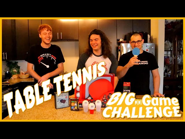 BIG-mini-Game Challenge // PONG (Table Tennis)!!