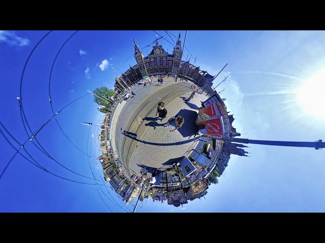 360° 4K HDR | 🚶‍♂️ Amsterdam Central Station Walk 🇳🇱
