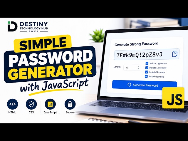 How to Build a Password Generator with JavaScript | Introduction for Beginners