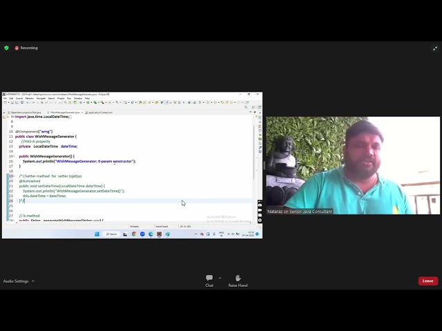 Day 16   Spring Basics  Spring Boot   MS By Nataraj Sir720P HD