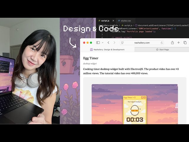 Coding my portfolio website from scratch (aesthetic & easy html css tutorial)